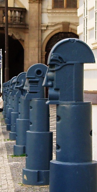 cement bollards